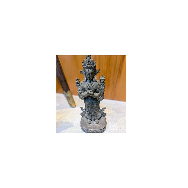 Traveling Man Treasures curiosity Vault is selling this beautiful PAIR of vintage (c. 1940s-1950s) silver alloy Nepalese...