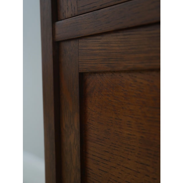 Stickley Mission Oak 3 Tier Barrister Bookcase For Sale In Philadelphia - Image 6 of 16