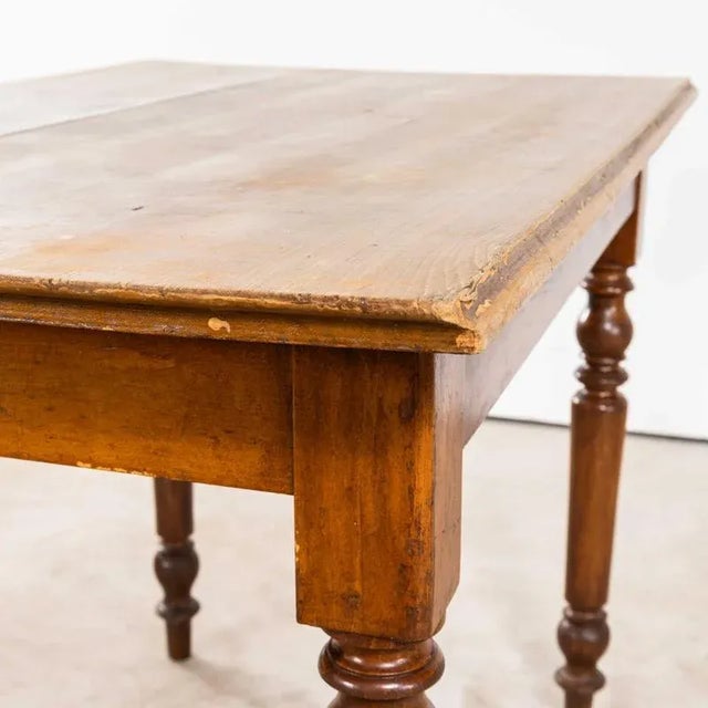 1940s Vintage French Fruitwood Dining Table, 1940s For Sale - Image 5 of 9