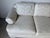 Vintage Century Furniture White Textured Fabric Three-Seater Sofa For Sale - Image 11 of 18