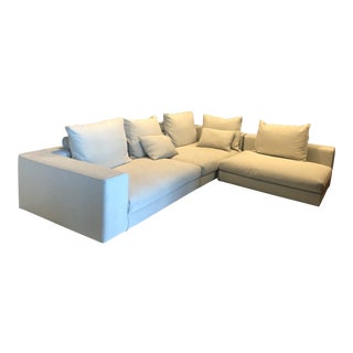 Modern 3-Piece Modular Sofa / Sectional For Sale