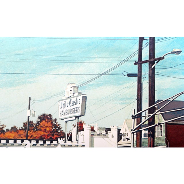 White Castle by John Baeder, American (1938) Date: 1981 Screenprint on Somerset Paper, signed and numbered in pencil...