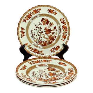 Mid 20th Century Spode “Indian Tree” Side Plates ~ 7.5” ~ Set of 4 For Sale