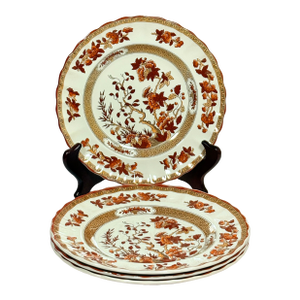 Mid 20th Century Spode “Indian Tree” Side Plates ~ 7.5” ~ Set of 4
