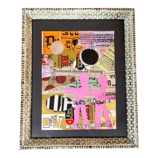 Contemporary Original Wayne Cunningham Hands Across America Collage For Sale