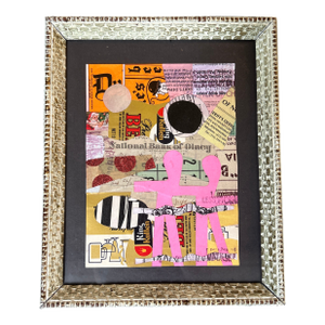 Contemporary Original Wayne Cunningham Hands Across America Collage