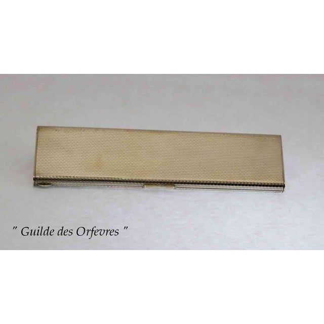 Charming Sterling Silver Purse Cigarette Box. For Sale In New York - Image 6 of 16