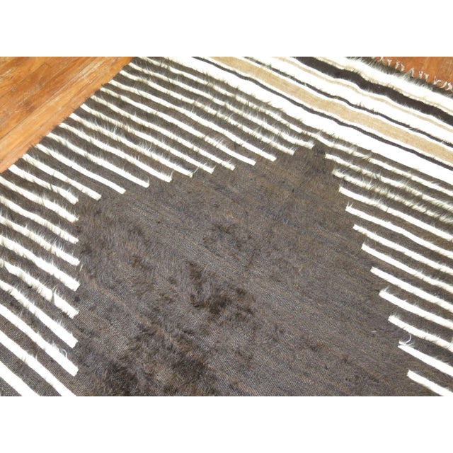 Zabihi Collectio nSirt Vintage Turkish Mohair Rug For Sale - Image 11 of 18