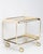 Hollywood Regency French Art Deco Bar Cart in Brass, 1920s For Sale - Image 3 of 10