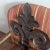 French Provincial Fleur De Lis Wall Hanging, Rubbed Silver For Sale - Image 3 of 4