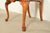 Queen Anne Solid Mahogany Side Chairs or Dining Chairs by Stanley, Pair For Sale - Image 9 of 14