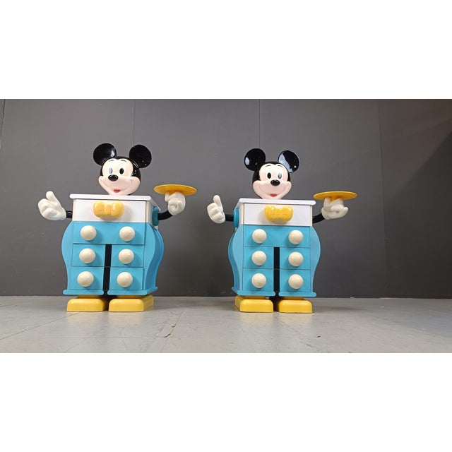 Mickey Mouse Chests of Drawers from Starform, France, 1988, Set of 2 For Sale - Image 6 of 12
