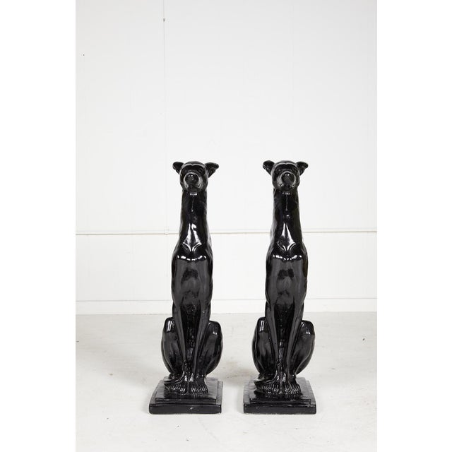 Vintage Art Deco Style Whippet Statues a Pair Chairish