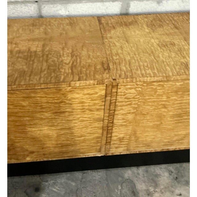 Vintage Boho Monumental Burl Credenza For Sale - Image 9 of 10