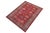 Shabby Chic Super Kazak Red/Tan Wool Rug - 4'10'' X 6'7'' For Sale - Image 9 of 10