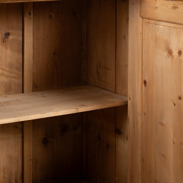 Long 20th Century Danish Pine Sideboard Buffet Console For Sale - Image 4 of 14