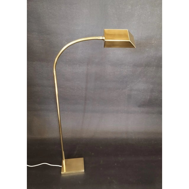 Mid-Century Brass Floor Lamp, 1960s For Sale - Image 4 of 12