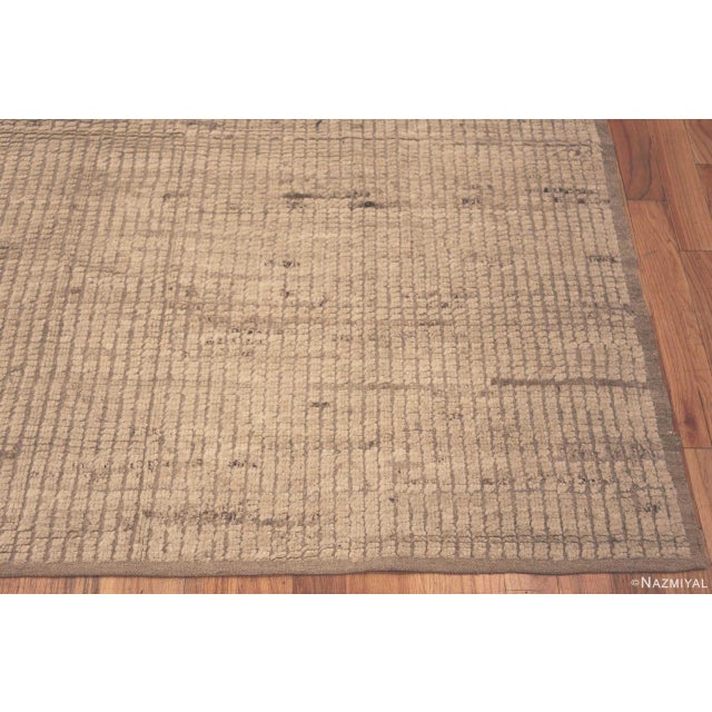 2020s Nazmiyal Collection Minimalist Contemporary Central Asian Area Rug For Sale - Image 5 of 5