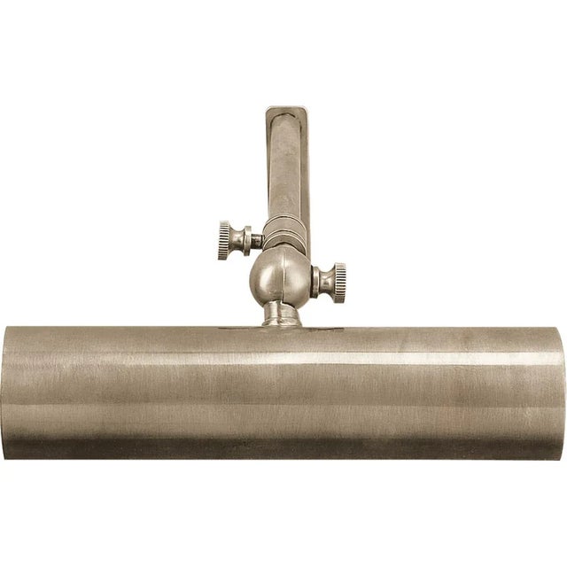 Frame Makers 8" Picture Light in Antique Nickel Designer: Chapman & Myers Height: 1.5" Extension: 9" Backplate: None...