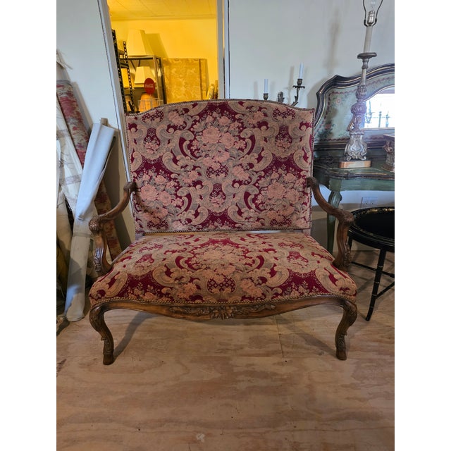 Rustic European Settee For Sale - Image 10 of 11