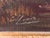 English Vintage Dutch Windmill Canal Landscape Oil on Canvas, Signed, Circa 1950s For Sale - Image 3 of 4