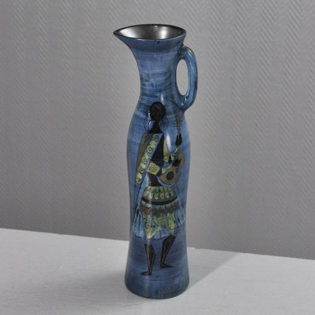 Large Vintage Pitcher by Jean De Lespinasse, 1950s For Sale - Image 16 of 16