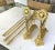 Aesthetic English style andirons fireplace set including andirons and 3 tools (no stand), The andirons have a sunflower...