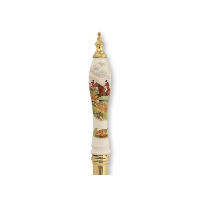 Mid 20th Century English Hunting Scene Beer Pump Handle For Sale - Image 5 of 6