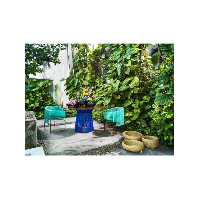 Green Caribe Lounge Chairs by Sebastian Herkner, Set of 4 For Sale - Image 18 of 18