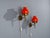 1970s 1970s Örsjö Industri Ab, Wall Lights, Brass, Orange Glass - Pair For Sale - Image 5 of 11