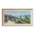 Stevens, Southern European Lakeside Landscape, Oil on Canvas, Mid-20th Century For Sale