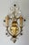 Early 20th Century Early 20th Century Banci Gilt & Silvered Bronze Sconces, Italian With Rock Crystal Floral Motif Design -Pair For Sale - Image 5 of 18