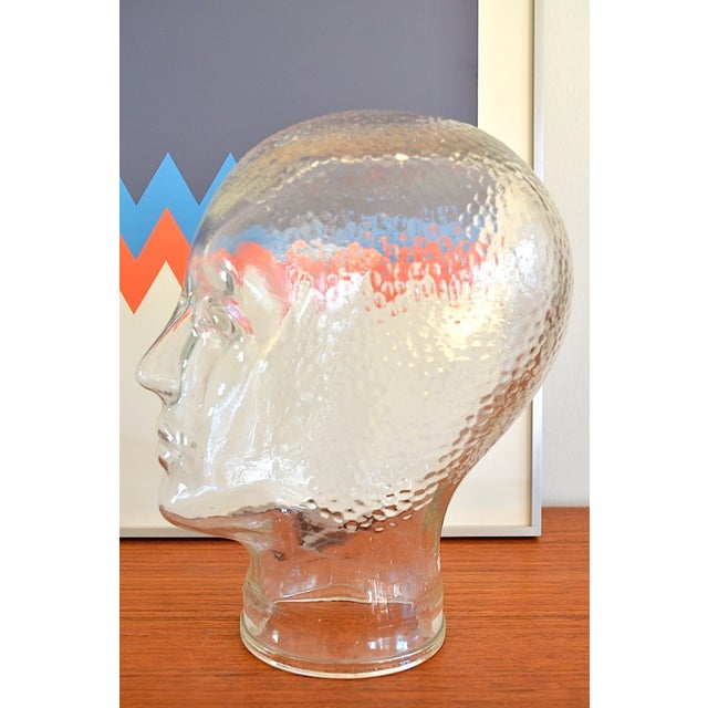 Vintage Italian Glass Head, 1960s For Sale - Image 11 of 12