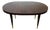 Art Deco Oval Rosewood Dining Table, France, 1940s For Sale