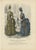 French Fashion Print, Parisian Ladies and Child Interior Scene, 1887, Paper For Sale