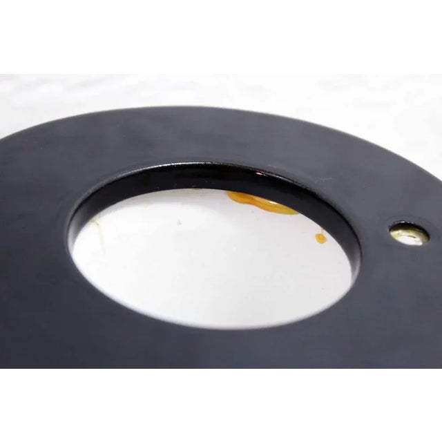 Black Space Age Earthenware Vase, 1970 For Sale - Image 8 of 12