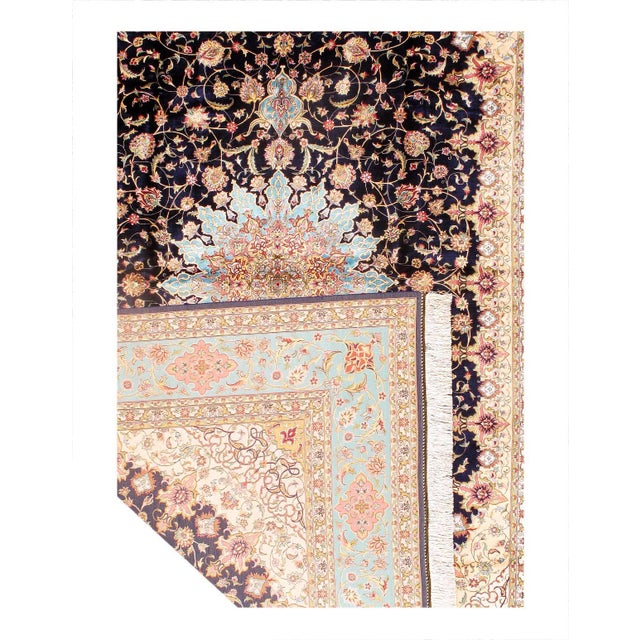 Traditional Pasargad DC Exquisite Design Paris Palace Fine Power Loom v. Silk Rug For Sale - Image 3 of 3
