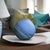 Madagascar Sapphire Decorative Metal Orbs- Large For Sale - Image 10 of 11