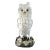 Mid 20th Century Italian Mottahedeh Porcelain Large Owl For Sale