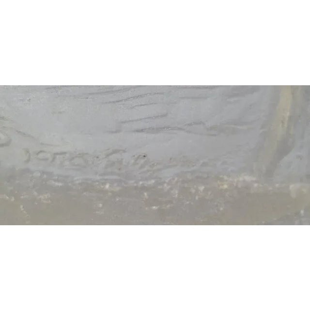 Plastic Mid-Century Lucite Female Bust Sculpture • Signed © CD 1978 • Translucent Resin Art Figure For Sale - Image 7 of 14