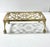 Metal Vintage Brass Riser Fireplace Trivet Stand With Ornate Pierced Scrollwork – Footed Hot Plate, Plant Stand or Small Tabletop Riser For Sale - Image 7 of 10