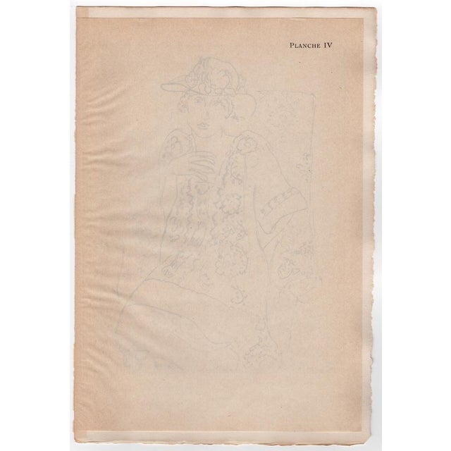 Black Matisse, Sitting Girl, Original Lithograph, 1920 For Sale - Image 8 of 10