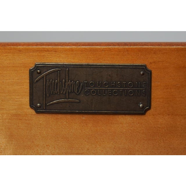 Touchstone Country French Louis XV Walnut Finish Chest For Sale - Image 17 of 18