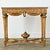 Wood French 18th Century Gold Gilt Console with Marble Top For Sale - Image 7 of 12
