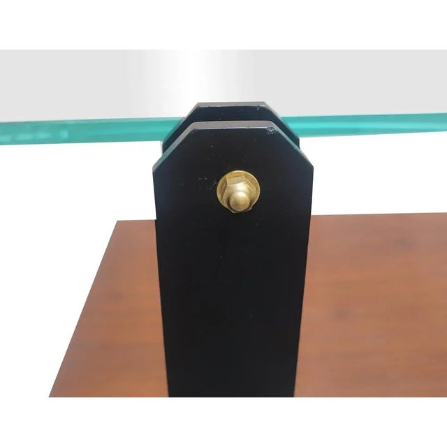 Italian Metal and Brass Coffee Table, 1970s For Sale - Image 4 of 6