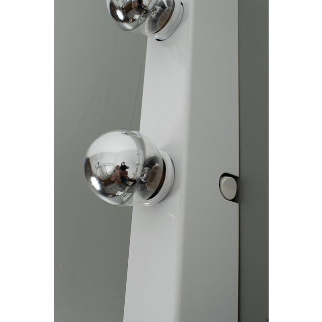 White Mirror Wall Lamps, Set of 2 For Sale - Image 5 of 7
