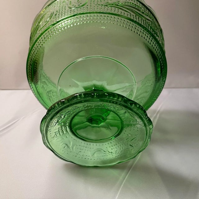 Midcentury E. O. Brody Glass Compote For Sale - Image 4 of 8