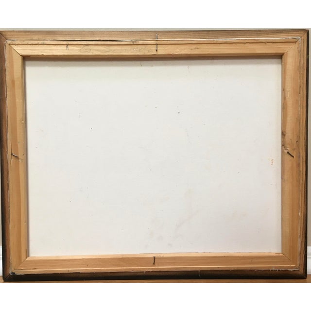 Lavender Vintage Mid Century Figural Portrait For Sale - Image 8 of 11