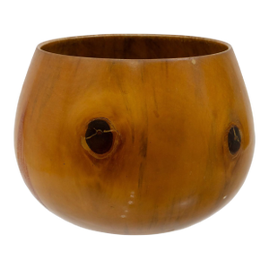 Todd Campbell Untitled Hand Turned Wood Bowl C. 1990s Signed Maui Hawaii