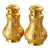 Vintage Osborne China 22k Gold Salt & Pepper Shakers – Botanical Motif For Sale